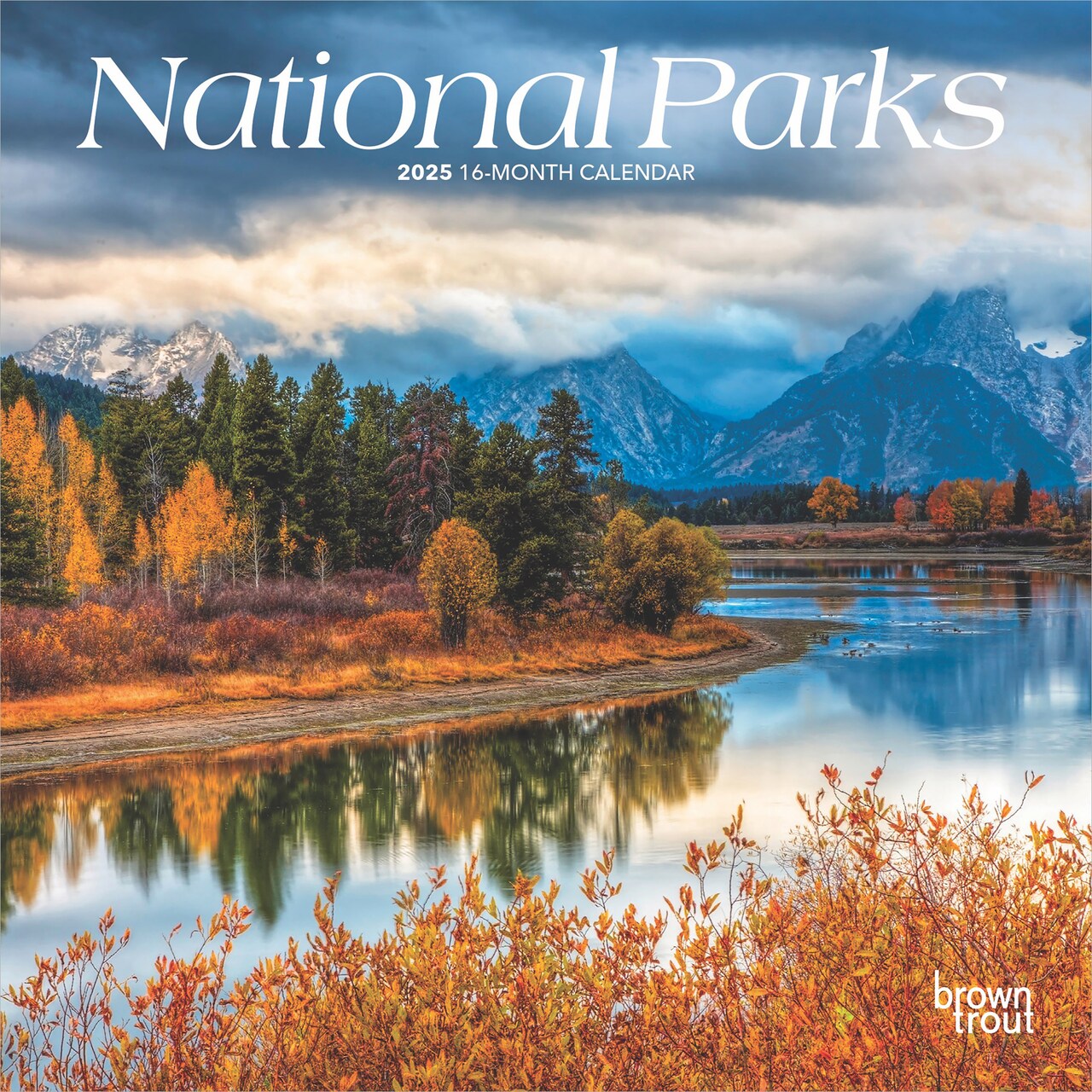 2025 Yellowstone Wall Calendar With Holidays
